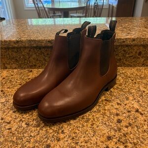Dubarry Kerry Chelsea Men’s Brown Leather Ankle Boots 46 US 12 Gore-Tex